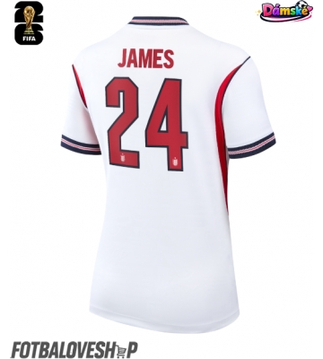 Anglie Reece James #24 Dámské Domácí Dres MS 2026 Krátký Rukáv